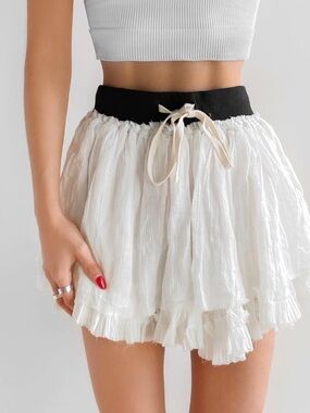 Free people “pretty please” mini skirt